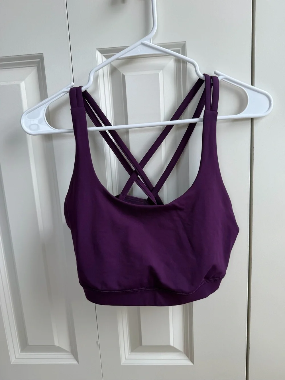 Lululemon Energy Bra *Medium Support, B–D Cups Dramatic Magenta (First Release)